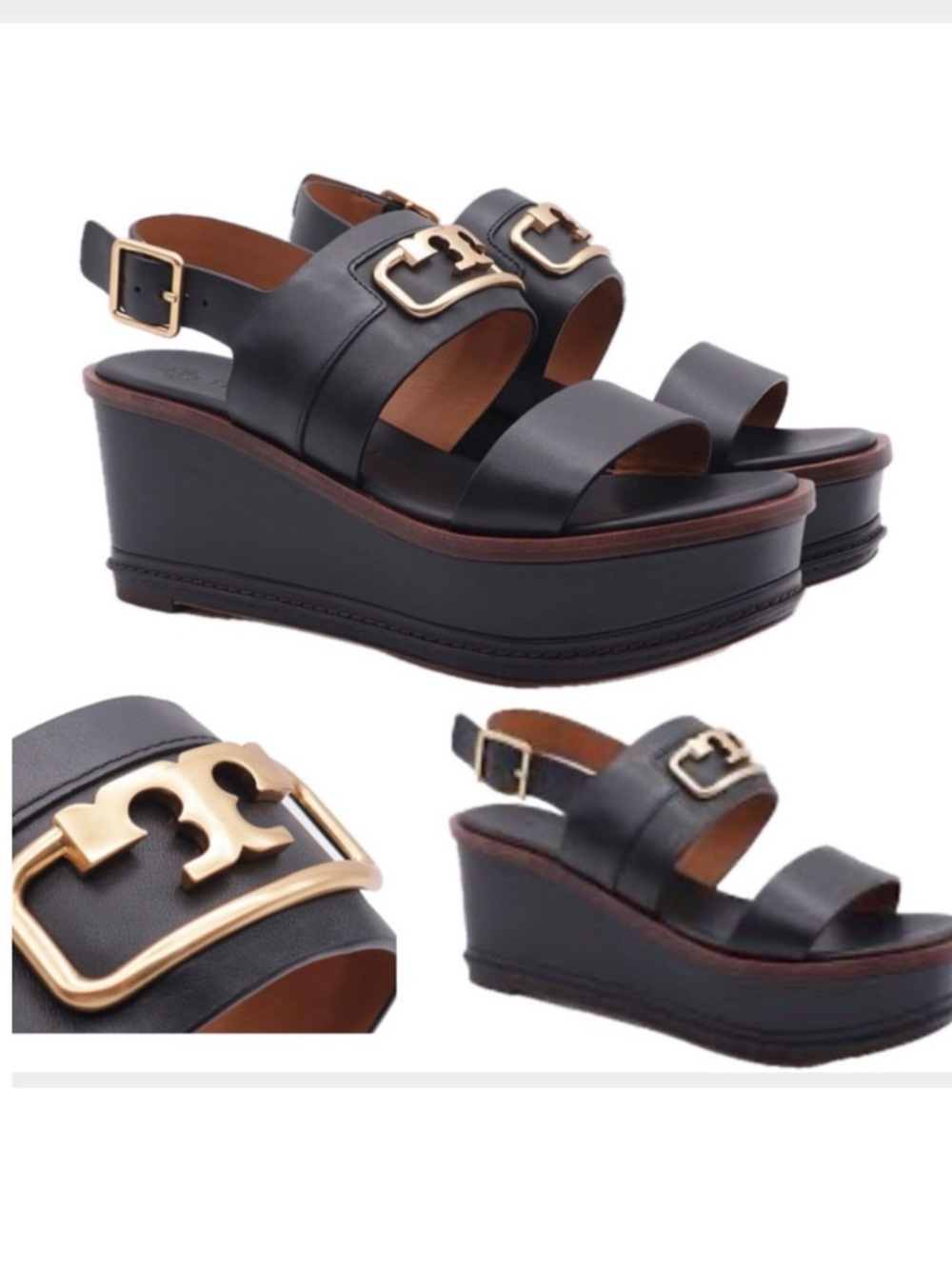 Tory Burch Selby 80mm Platform Wedge Sandals